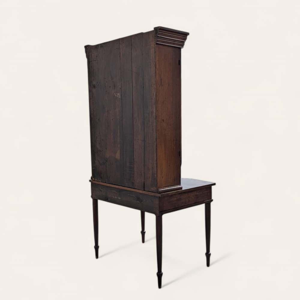 Antique Secretary Desk, Hutch, Early American, Walnut, C. 1800s, Office, Living Room