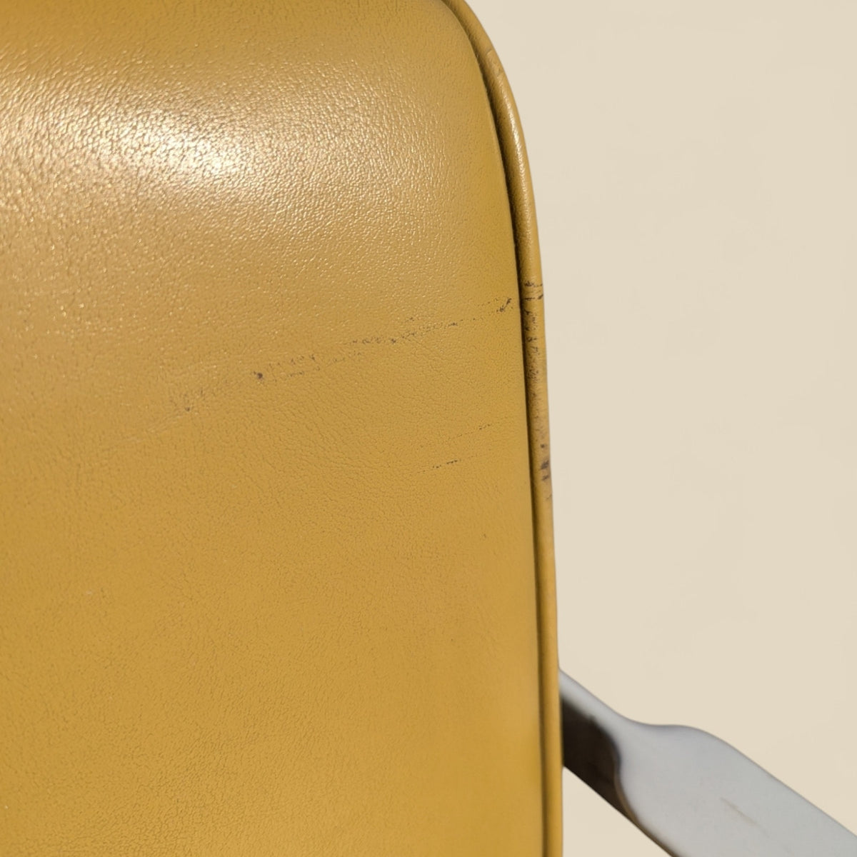 1970s InterRoyal Chrome and Faux-Leather Desk Chair