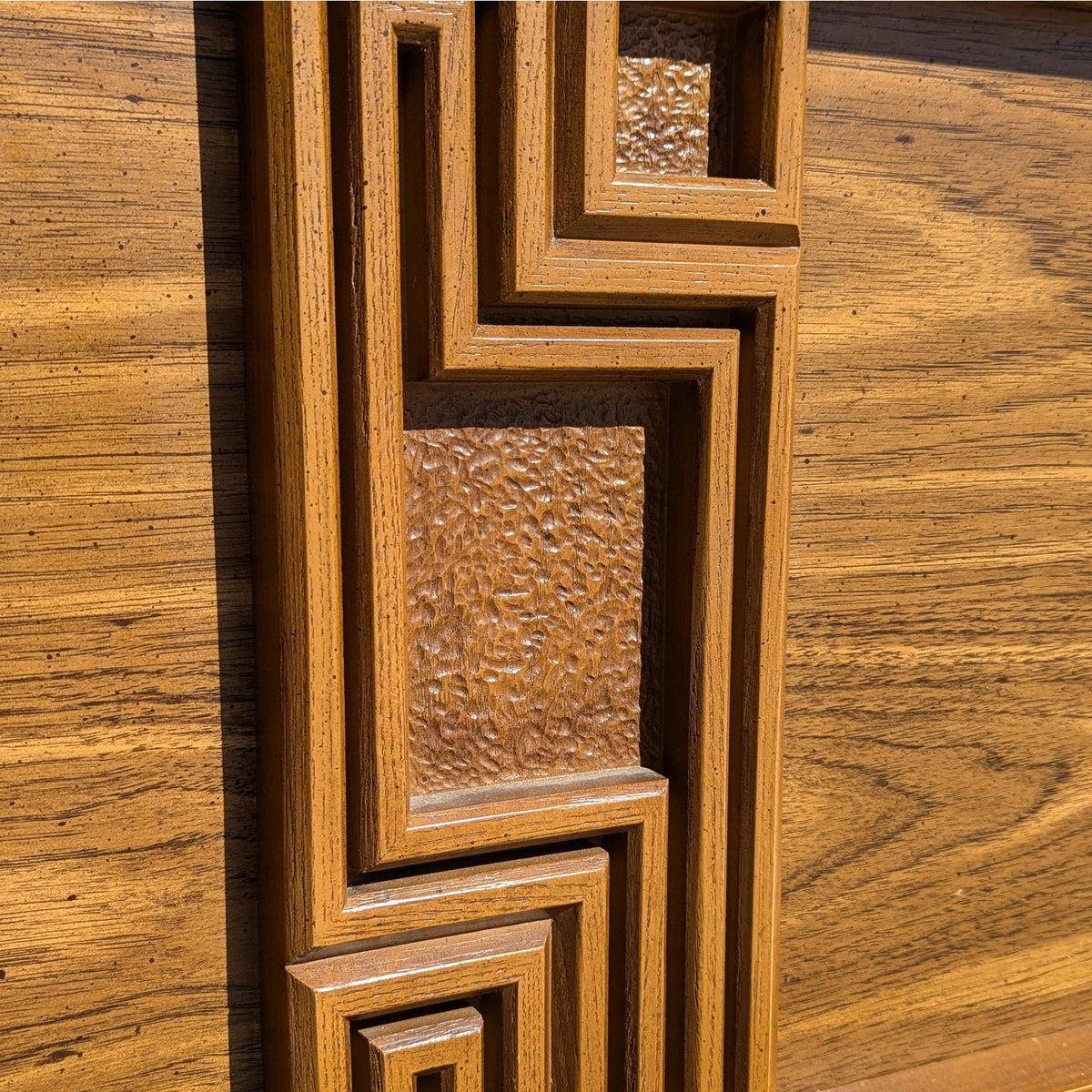 1960s Bassett Mid-Century Full-Size Wood Headboard — view 10 of 11