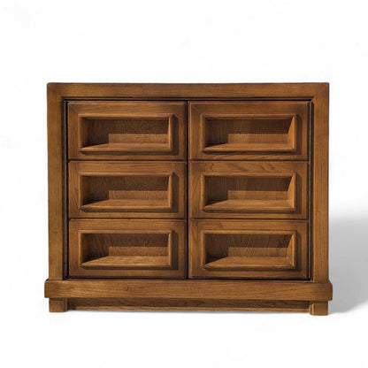 Mid-Century Modern Oak Nightstands- Pair