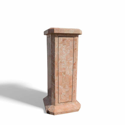 Vintage Tesselated Stone Pedestal – c. 1980s