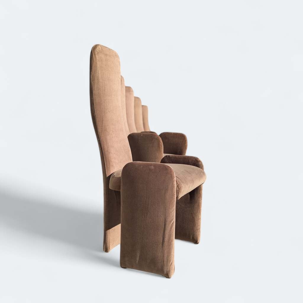 Six Postmodern Dining Chairs, c. 1980s