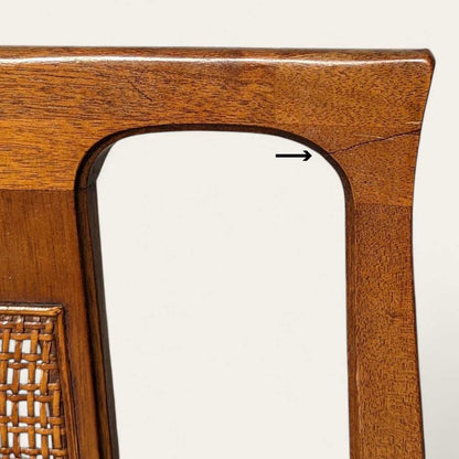 Drexel Triune Mahogany Cane Back Dining Chairs