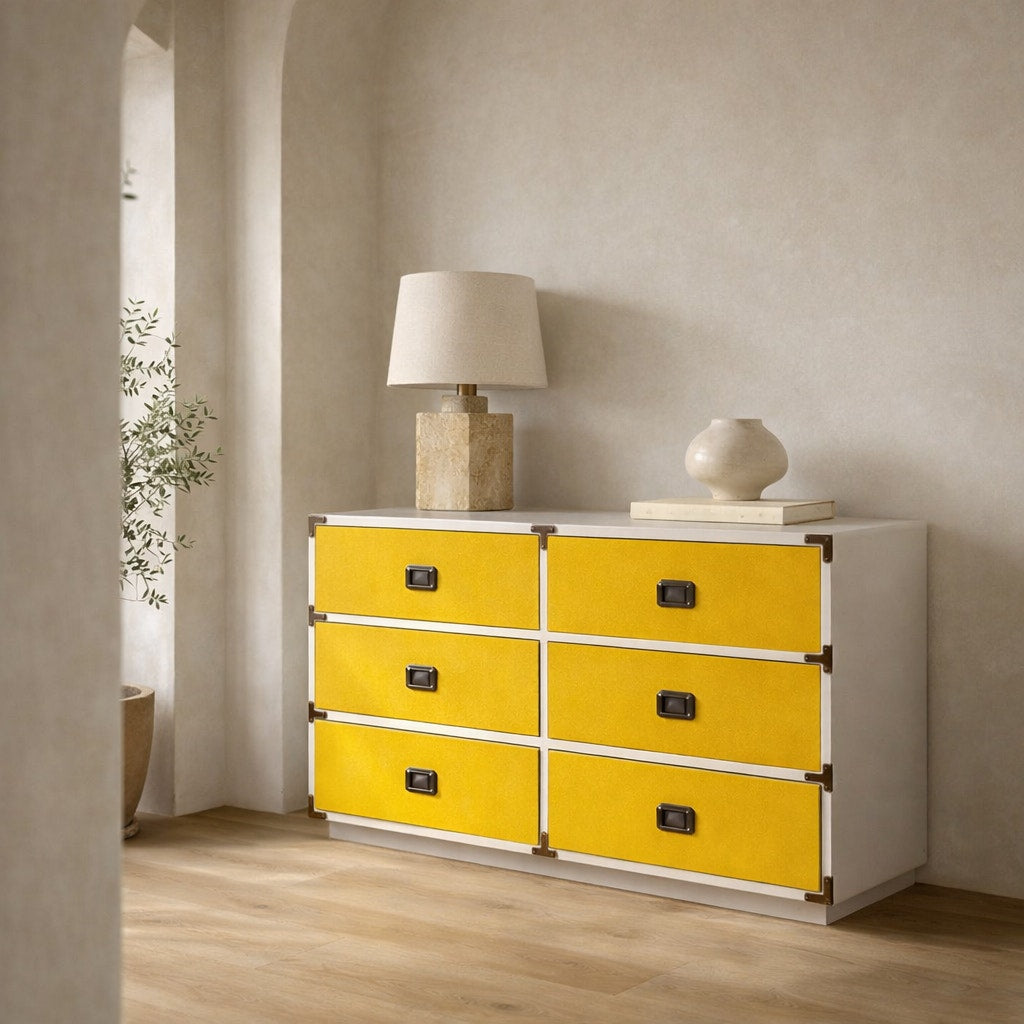 Two-Tone "Colormates" Campaign Dresser by Morris of California