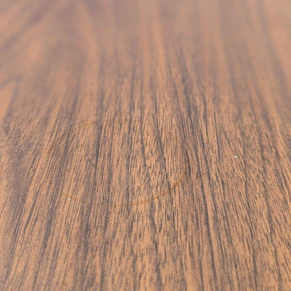 Mid Century Drop Leaf Dining Table by Garrison Furniture Co. | Sculptural Walnut Laminate Table | 1960s MCM