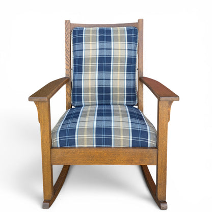 Arts & Crafts Mission Oak Rocking Chair by Oregon Chair Co., Portland, Oregon,