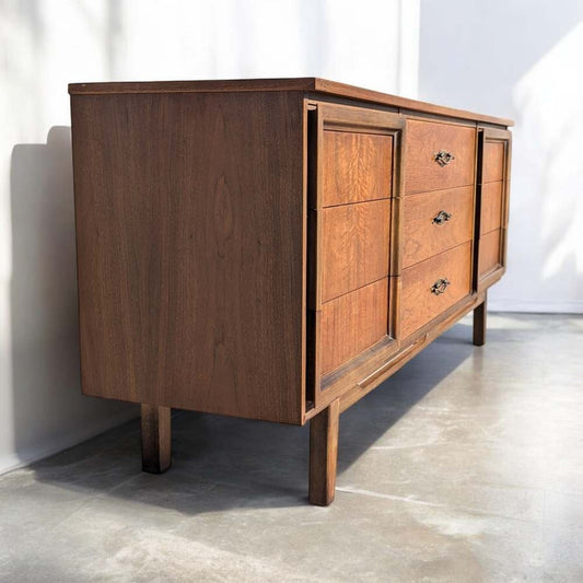 LA Period Dresser, Bedroom, Nine Drawers, Credenza, Sideboard