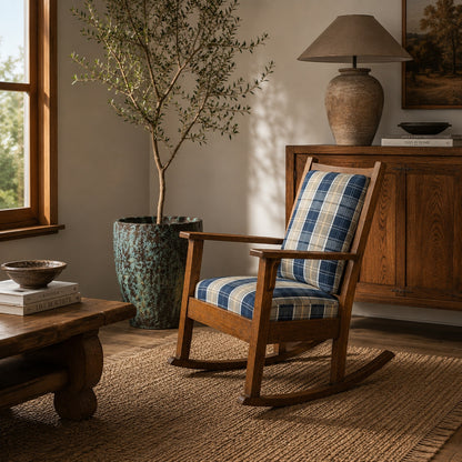 Arts & Crafts Mission Oak Rocking Chair by Oregon Chair Co., Portland, Oregon,