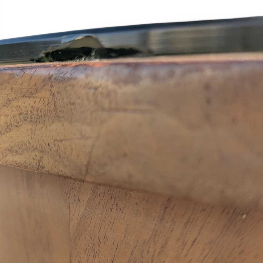 Early 19th Century Charles X Round Coffee Table in Mahogany & Walnut