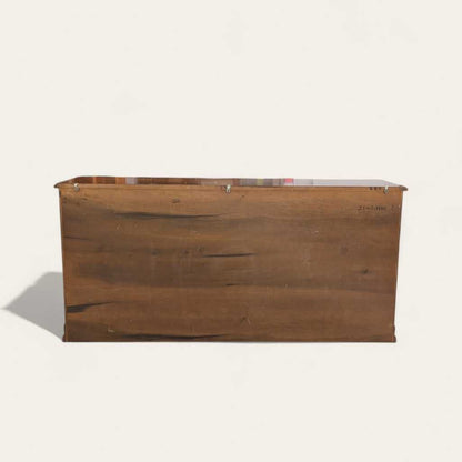 Henredon 1970s Credenza – Traditional Walnut Sideboard with Brass Pulls & Adjustable Shelving, 66” Vintage Cabinet