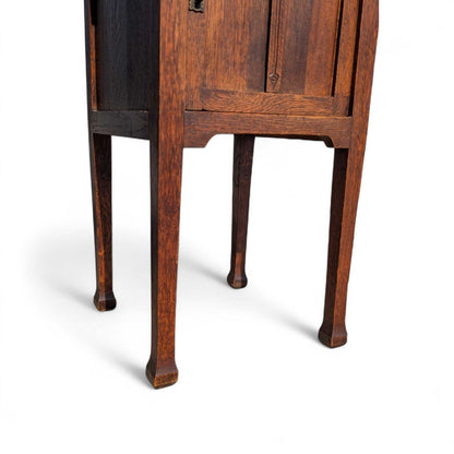 Pair of Antique French Marble Top Nightstands