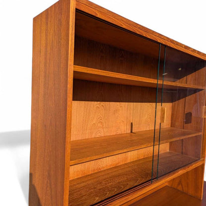 Mid Century Sideboard and Hutch – Troeds Model "Trio"  by Nils Jonsson, Danish Modern Teak Credenza, Scandinavian Buffet, Teak Cabinet, MCM Storage