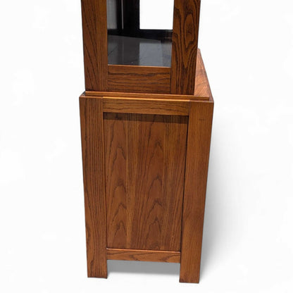 Vintage Bernhardt Oak Hutch Cabinet