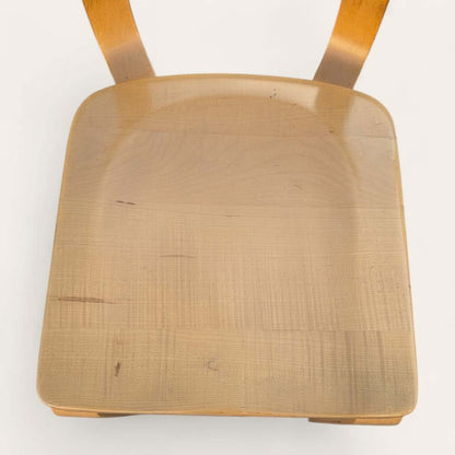 Vintage Dining Chairs by Thonet,  Beech Saddle Seat Dining Chairs, Bentwood, C. 1940s