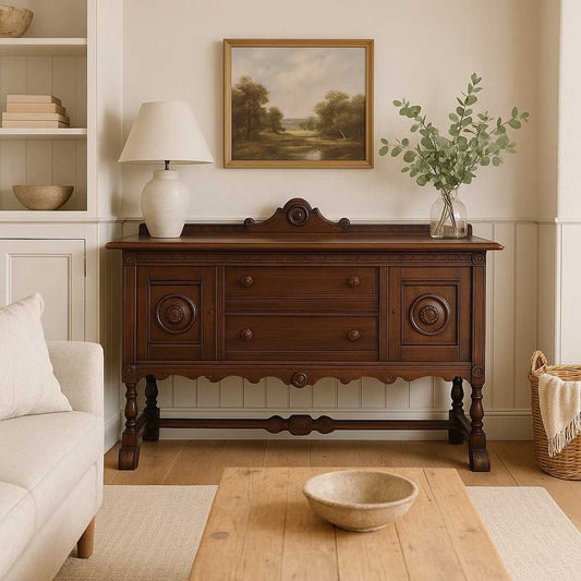 Antique Baker Furniture Sideboard Buffet