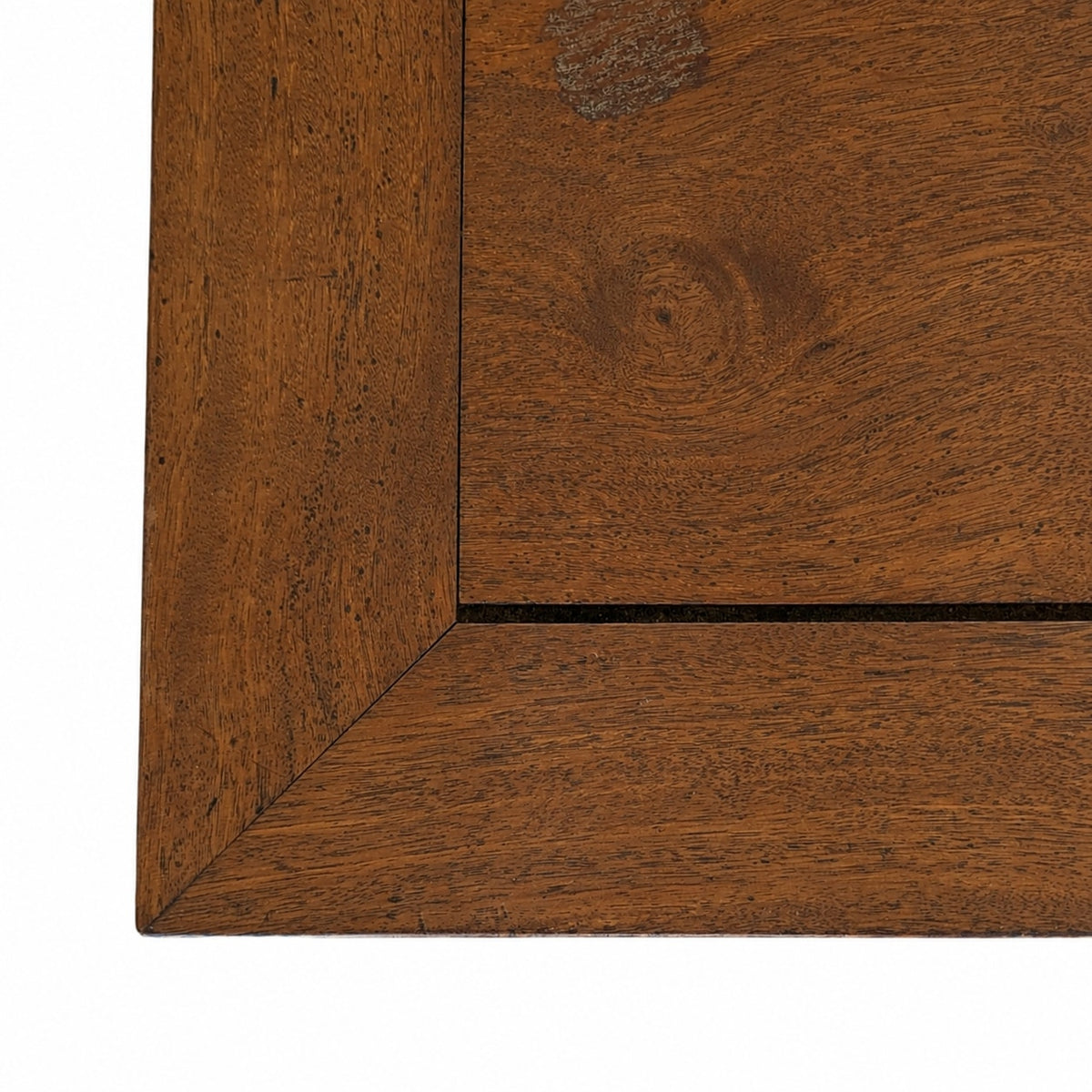 Vintage Asian-Inspired Wood Platform Coffee Table — view 11 of 16