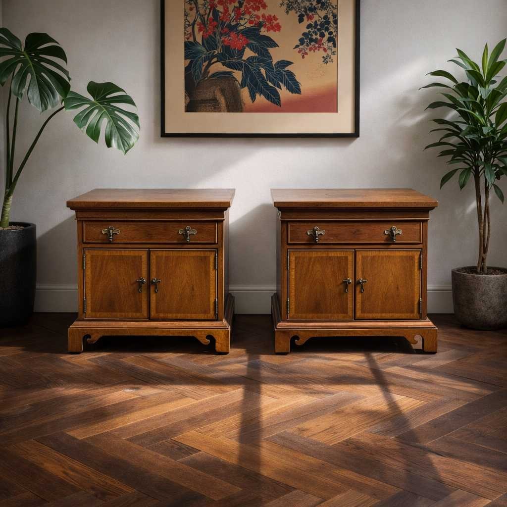 Pair of Mid Century Nightstands – Thomasville