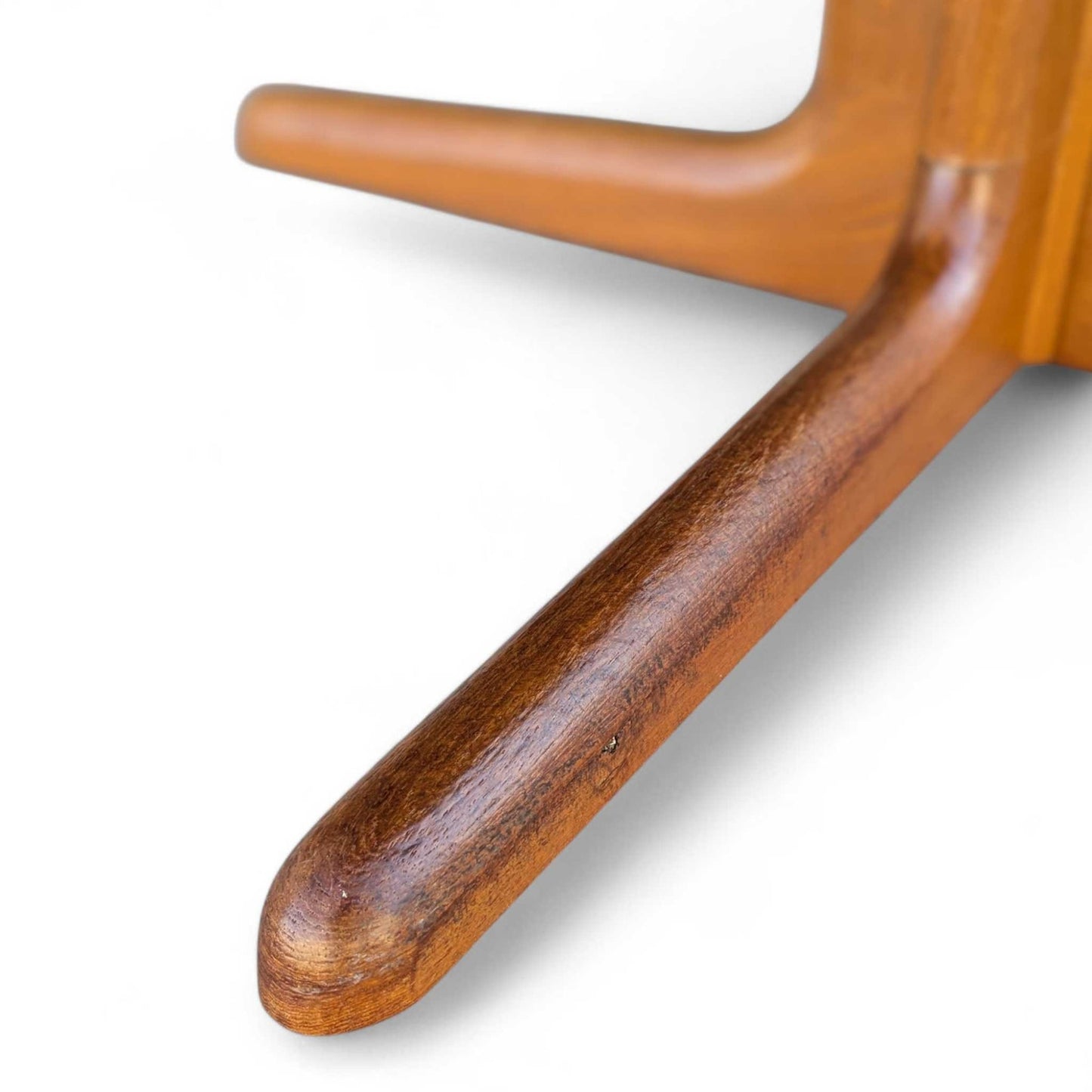 Vintage Teak Dining Table, Rounded Square Top