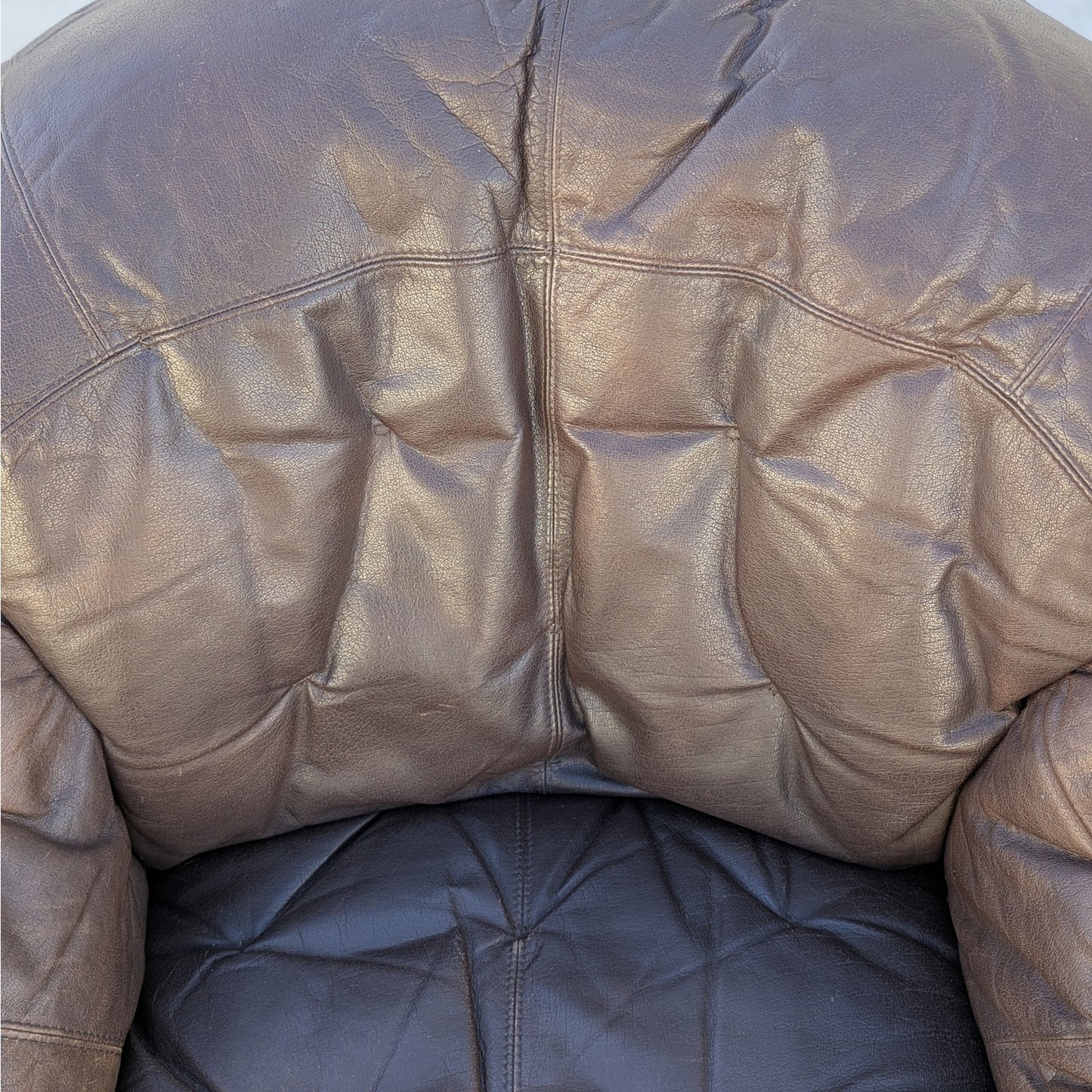 Leather Lounge Chairs, Pair c.1970s