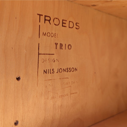 Mid Century Sideboard and Hutch – Troeds Model "Trio"  by Nils Jonsson, Danish Modern Teak Credenza, Scandinavian Buffet, Teak Cabinet, MCM Storage