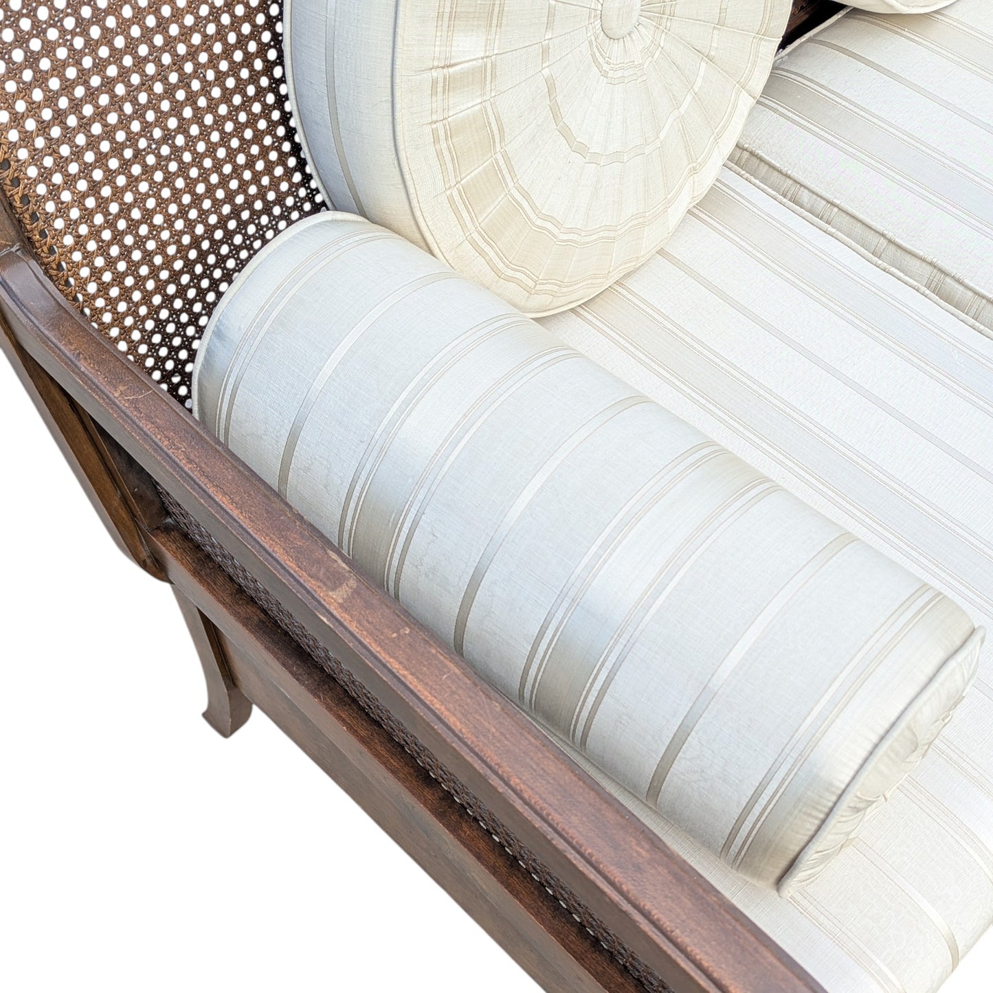 French Provincial Cane Back Sofa