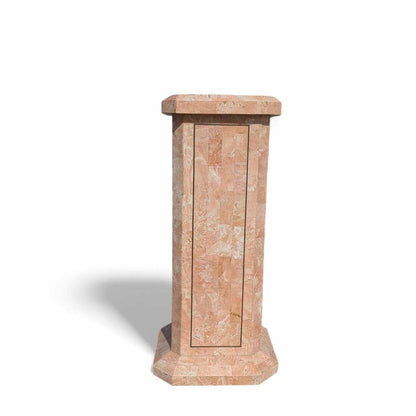 Vintage Tesselated Stone Pedestal – c. 1980s