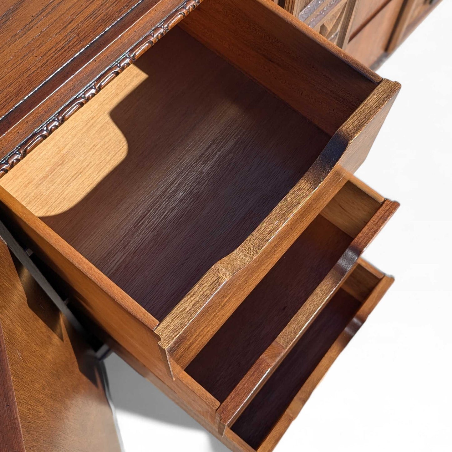 Brutalist Dresser, MCM Lowboy, c. 1970s