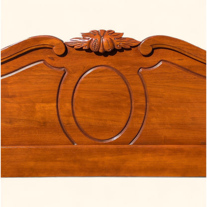 Antique Full-Size Walnut Bed Frame by Abernathy Furniture