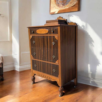 Art Deco Highboy Dresser, c. 1930s