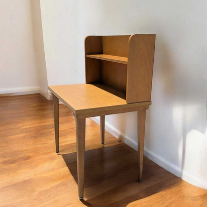 Mid Century Modern Laminate Desk w/ Hutch