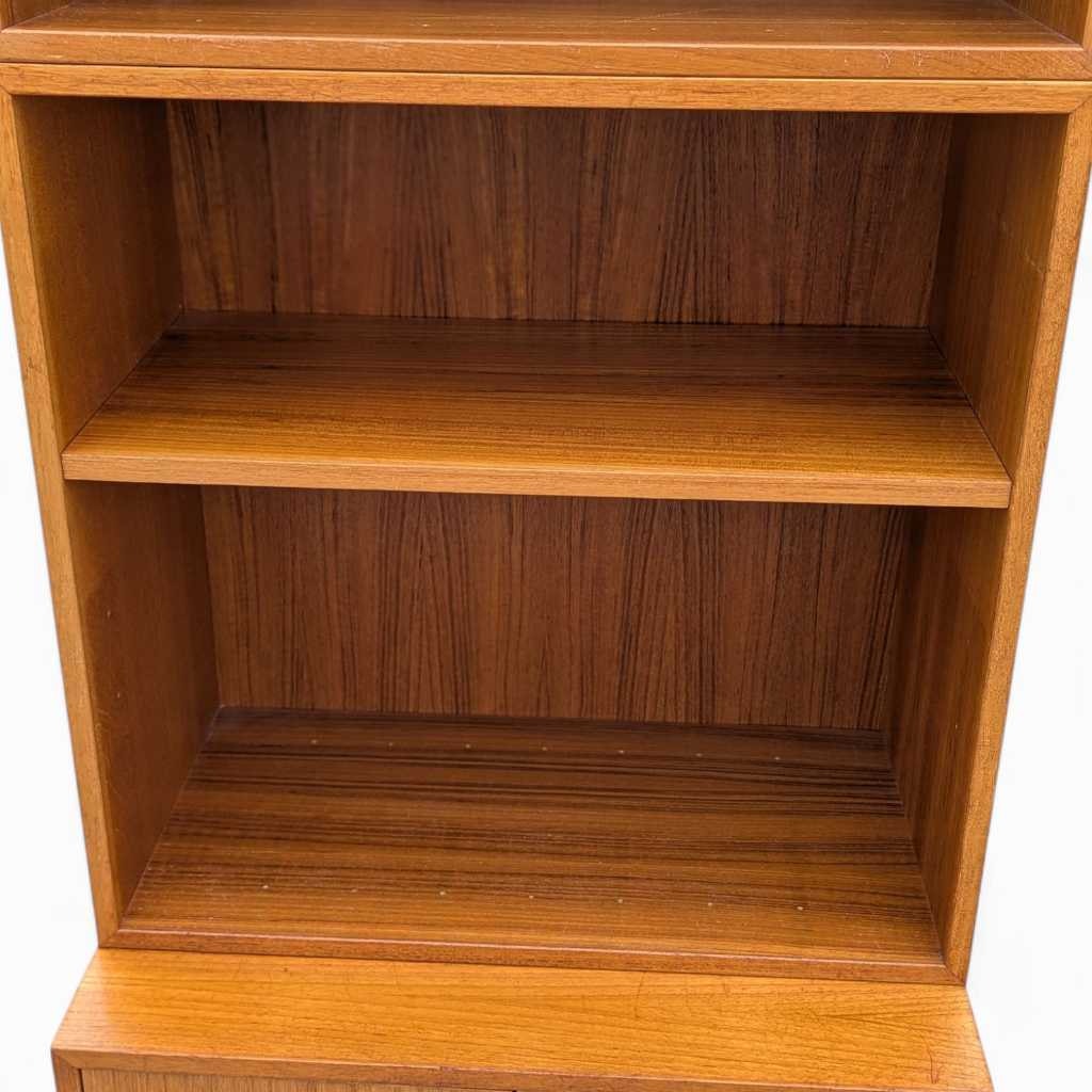 Slim Teak Bookcase – MCM, c. 1970s