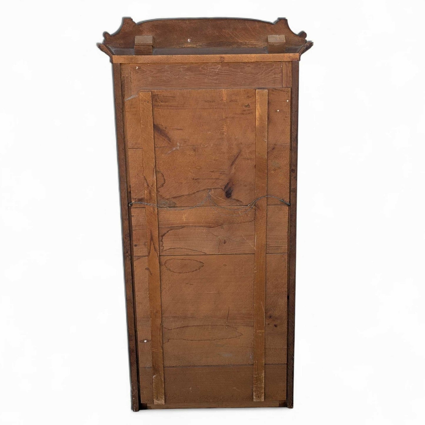 Antique Carved Wood Wall Mirror