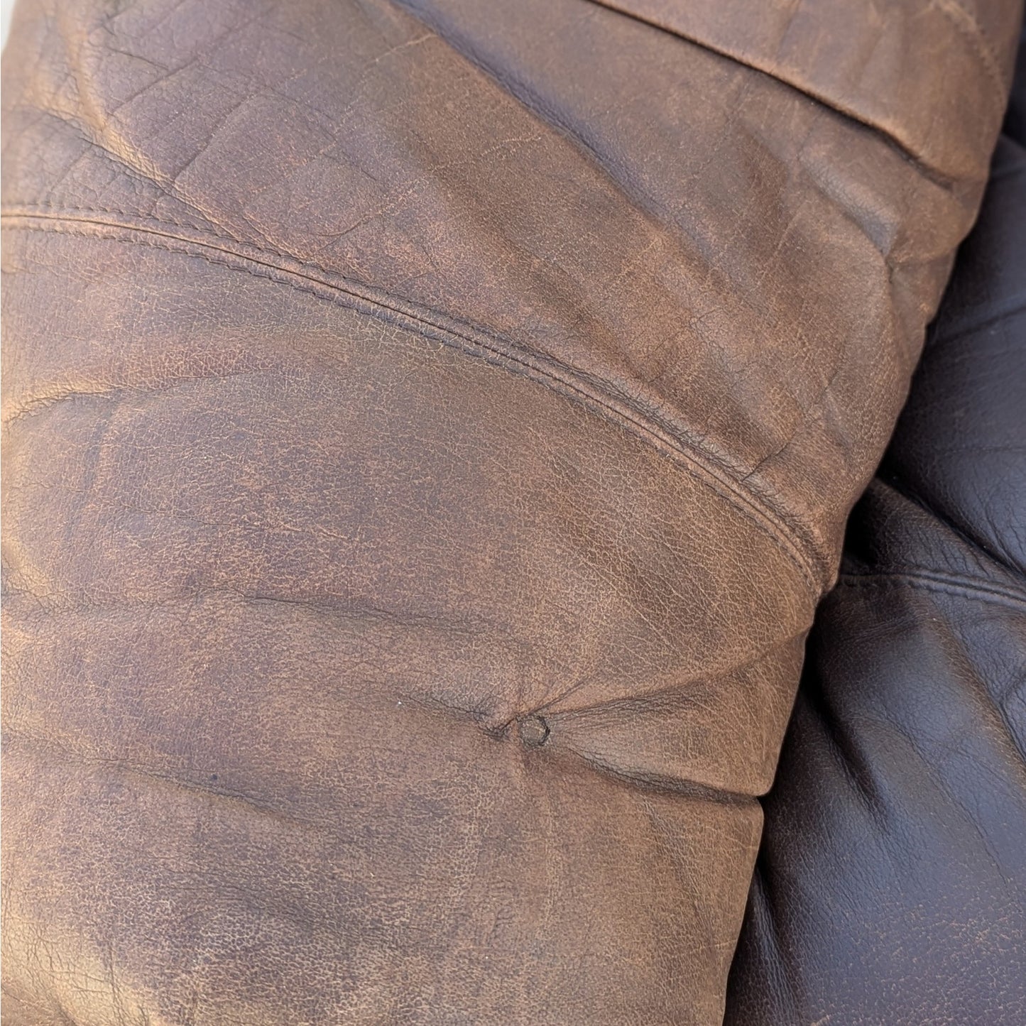 Leather Lounge Chairs, Pair c.1970s