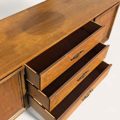 LA Period Dresser, Bedroom, Nine Drawers, Credenza, Sideboard
