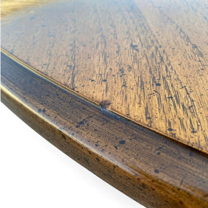 Vintage Oval Dining Table with Leaf, c. 1950s