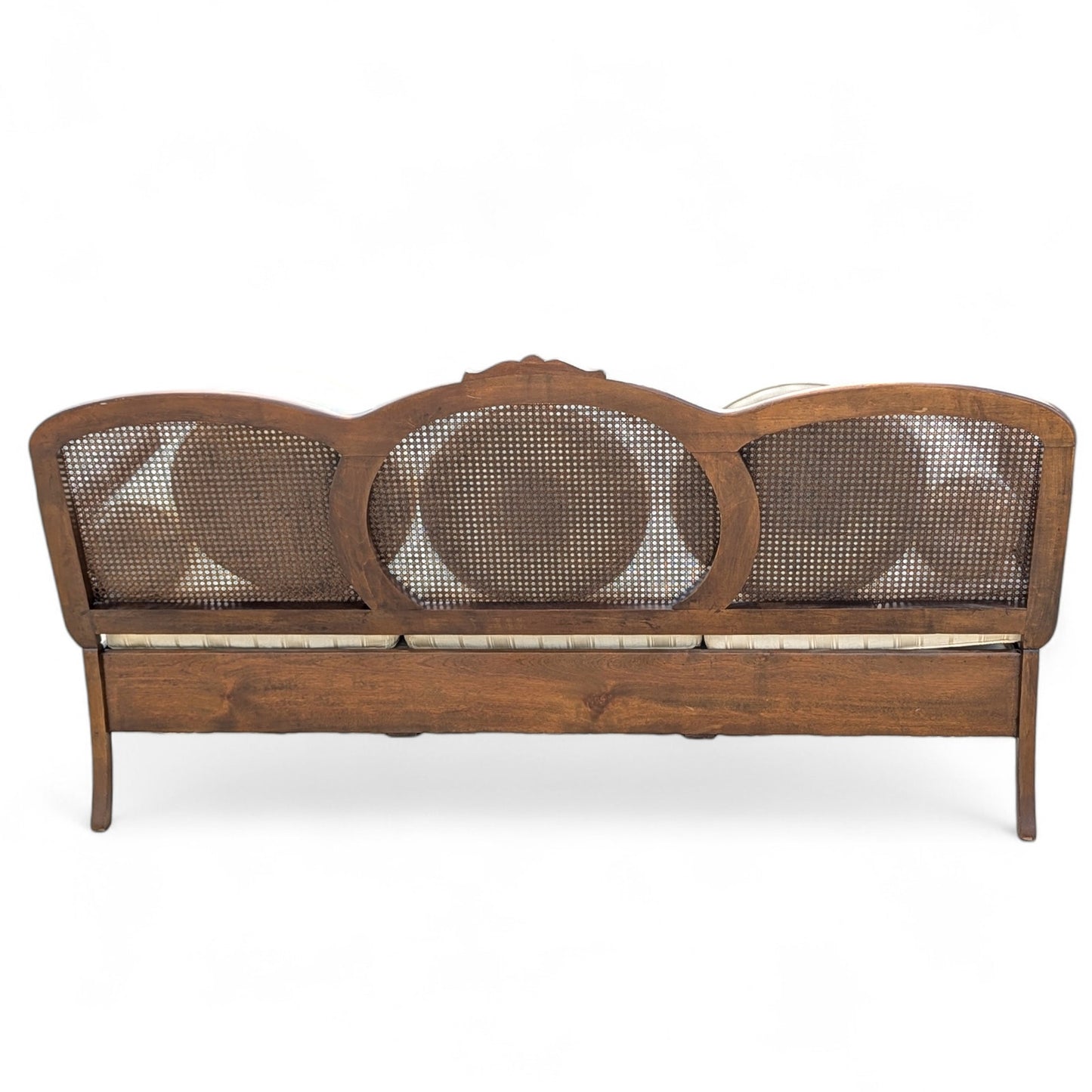 French Provincial Cane Back Sofa