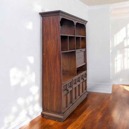 Vintage Freestanding Wall Unit – Spanish Revival, Rustic, MCM, Mid Century Modern