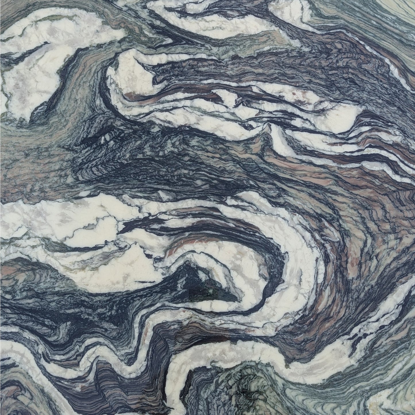 Postmodern Green Marble Coffee Table