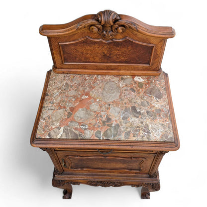 Pair of Antique French Louis XV Style Nightstands