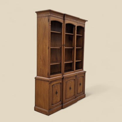 Vintage Hutch Cabinet by Drexel, Triune Collection, Mahogany