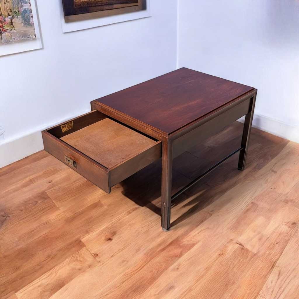 Crown City Table Co. Mid-Century Modern Wood Nightstand / End Table — view 4 of 16