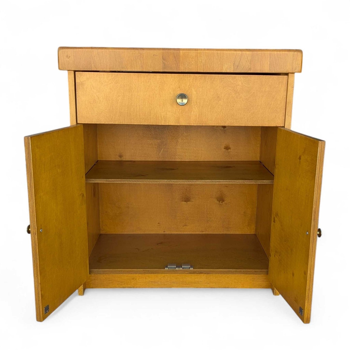 Vintage Butcher Block Top Kitchen Cabinet