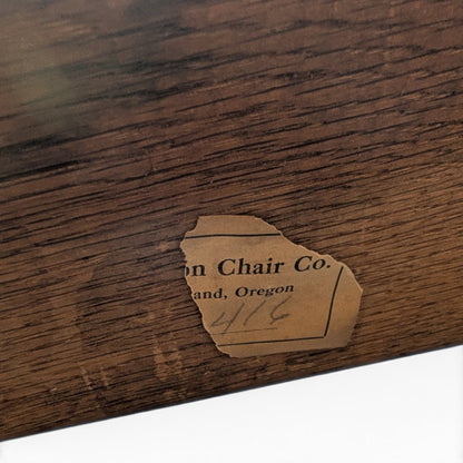 Arts & Crafts Mission Oak Rocking Chair by Oregon Chair Co., Portland, Oregon,