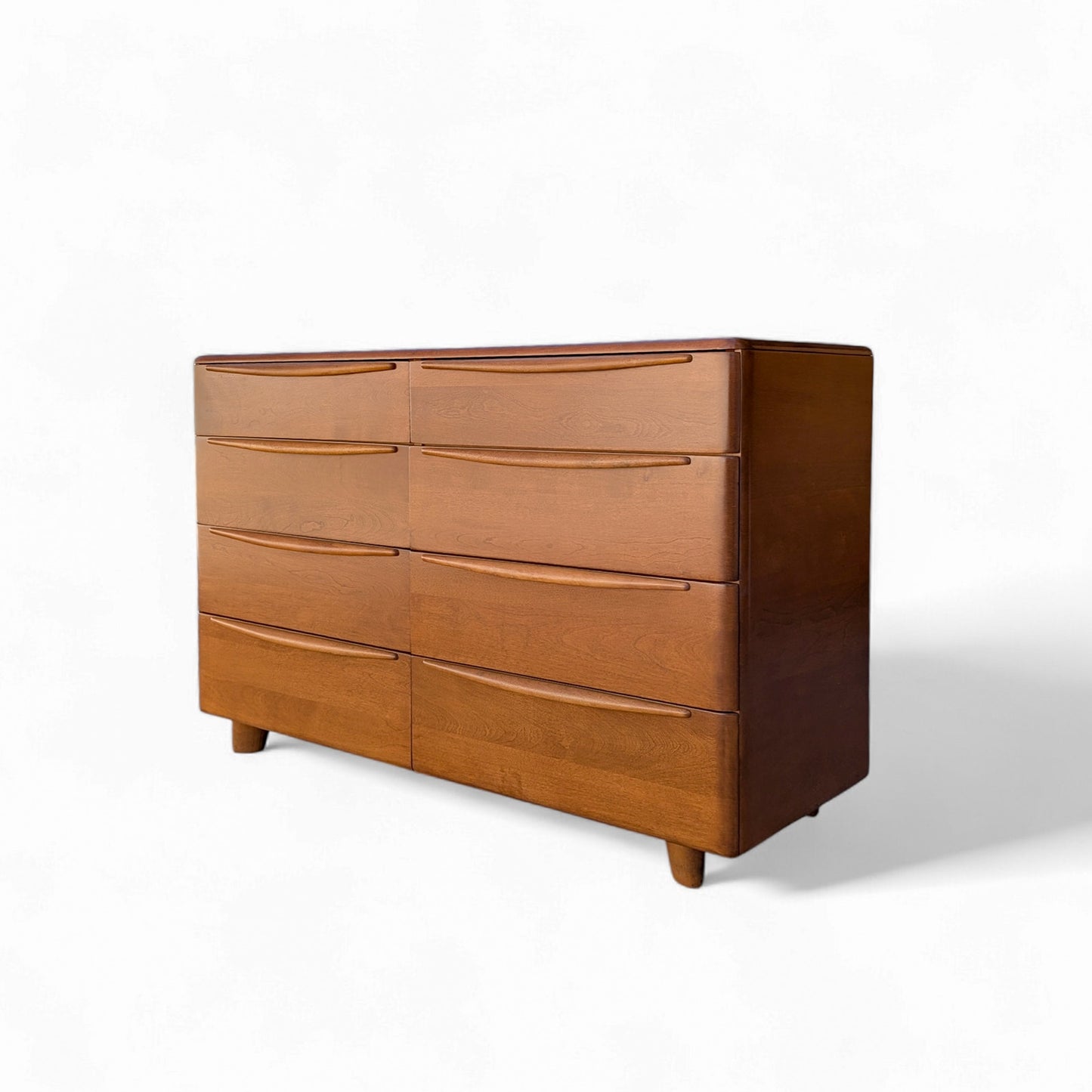 Heywood Wakefield 8 Drawer Lowboy Dresser