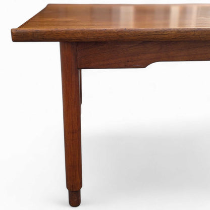 Teak Mid Century Coffee Table - Sculpted Legs, c. 1960s