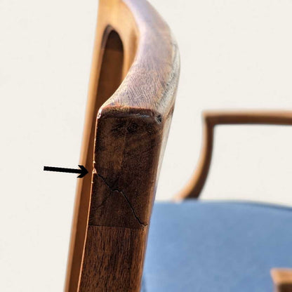 Drexel Triune Mahogany Cane Back Dining Chairs