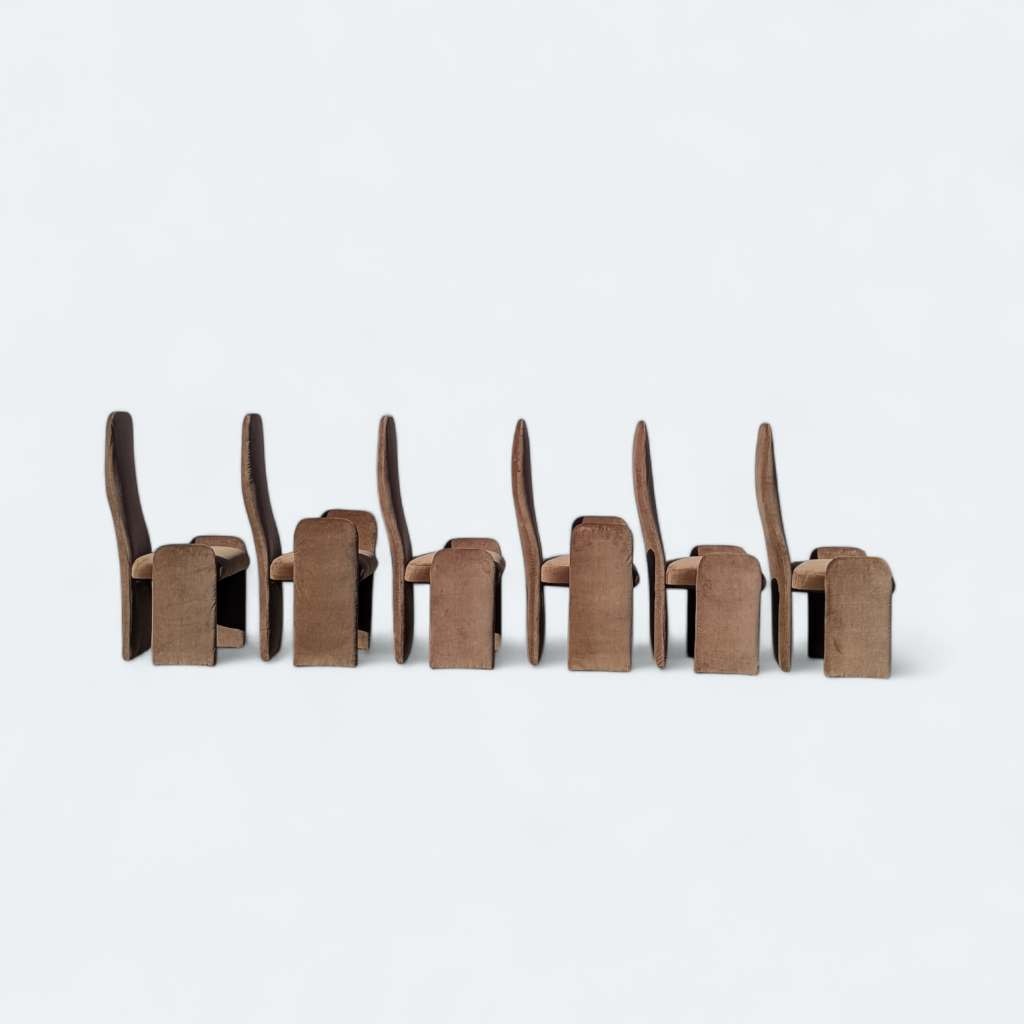 Six Postmodern Dining Chairs, c. 1980s