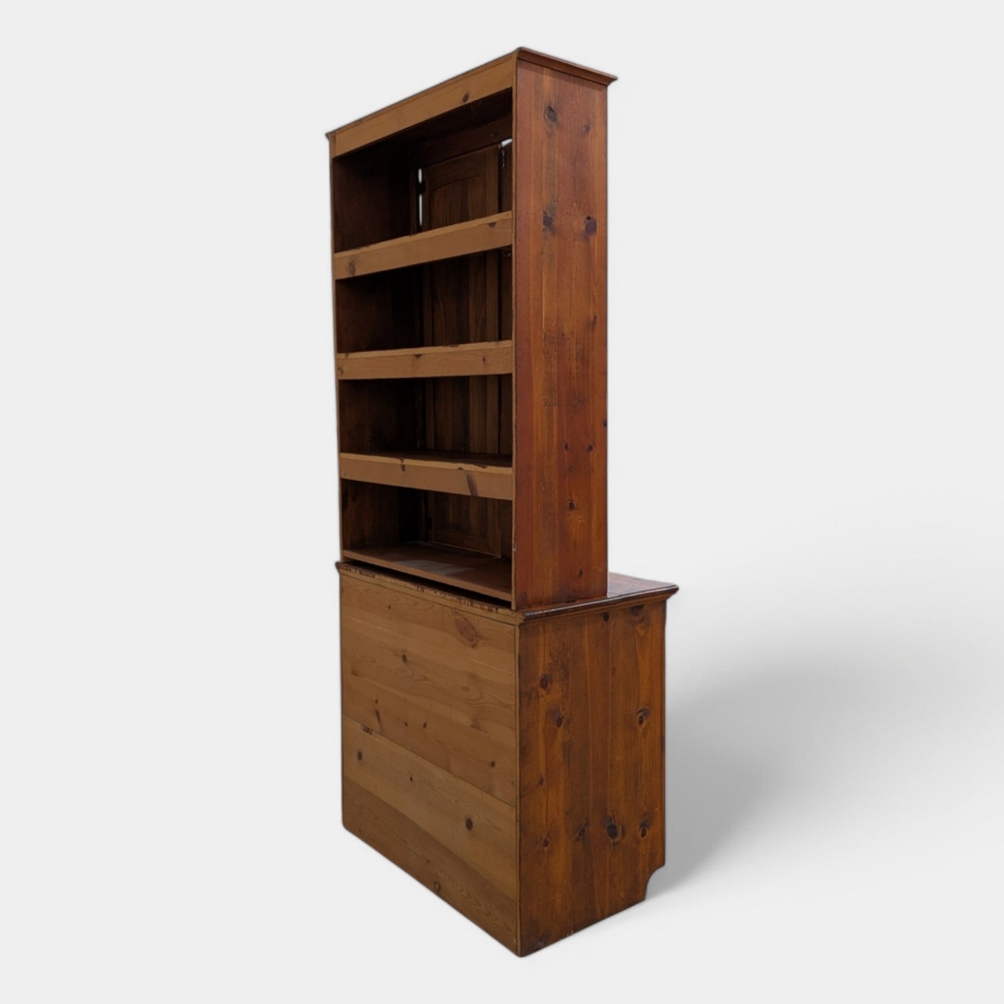 Antique Rustic Cupboard Hutch