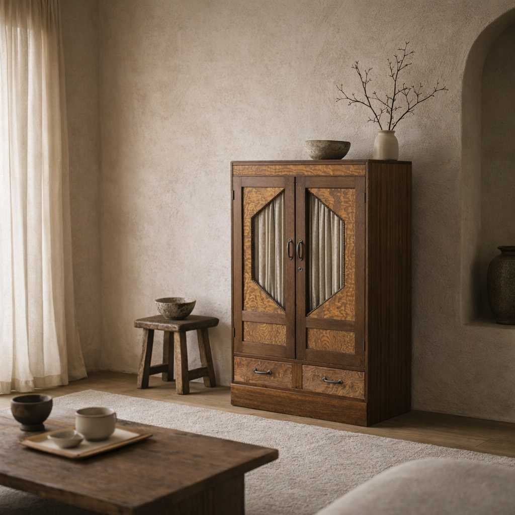 Early 20th Century Japanese Storage Cabinet, Tansu-Style