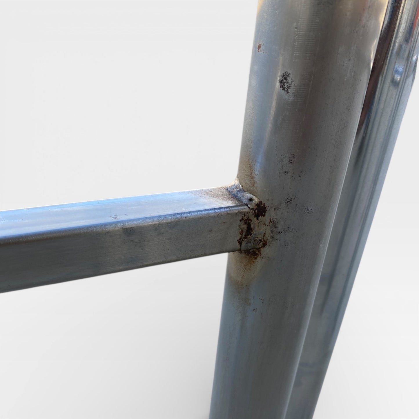 Chrome Bar Stools Set of 3 with Chocolate Velvet Seats